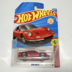 ホットウィール フェラーリDINO 206 GT ディーノ　ベーシック
