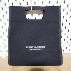 BEAUTY&YOUTH ハンドルトートバッグ 黒のサムネイル