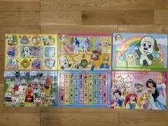 パズル　まとめ売り　6枚　アンパンマン、いないいないばあ、プリンセス