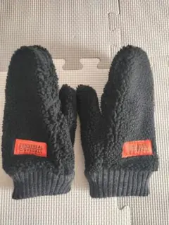 ミトン　グローブ　手袋　シープボア　黒　UNIVERSALOVERALL