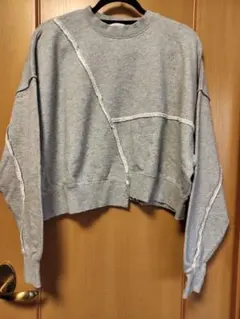 【未使用に近い】ローリーズファーム　リメイクフウウラケLS グレー　ショート