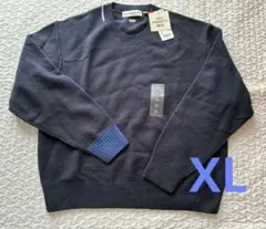 新品　UNIQLO✖️アニヤハインドマーチ　プレミアムラム　クルーネックセーター
