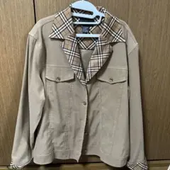 ROBERT LOUIS チェック襟ジャケット L