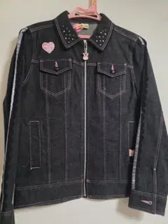 Mezzo Piano ブラックデニムジャケット　セットアップ