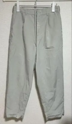 GU パンツ M クロップド ライトグレー メンズ