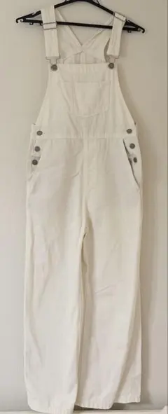 GU ホワイトデニム サロペット レディース オーバーオール