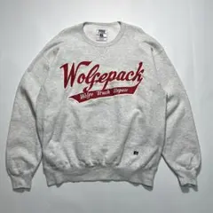 90s ラッセル USA製 リバースウィーブ型 スウェット L グレー 7418