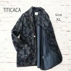 【ワンボタン】チチカカ TITICACA テーラードジャケット チマヨ柄