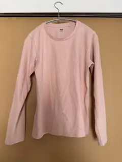 UNIQLO Mサイズ ピンク 長袖Tシャツ