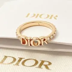 Dior ロゴリング ゴールドカラー ラインストーンのサムネイル