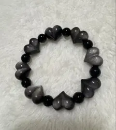 天然石 オブシディアンブレスレット