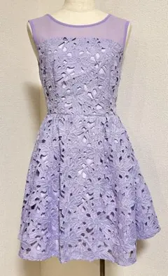 MERCURYDUO マーキュリーデュオ 刺繍ワンピース パープルのサムネイル