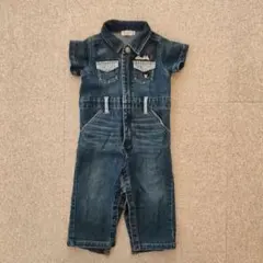 DOUBLE.B 　デニムカバーオール　ミキハウス　70〜80