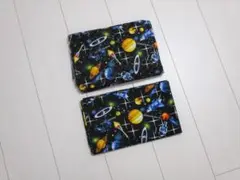 sz38★TO THE UNIVERSE　キルティング＆オックス生地★