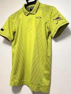 Oakley メッシュ ポロシャツ ライムグリーン