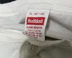 ヘルスニット ヘンリーネック　 ロンT 七分袖　XL