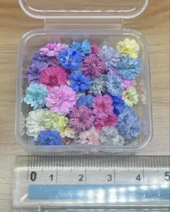 ハンドメイド 花材 ドライフラワー マトリカリア mixカラー 50輪＋α ④