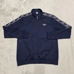 Reebok　リーボック　トラックジャケット　L　ネイビー　ロゴ