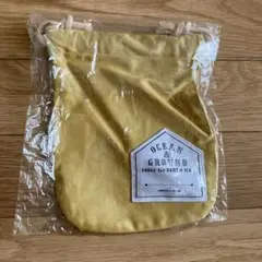Ocean & Ground 巾着コップ袋 マスタード