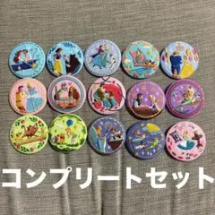 ディズニーキャラクターズ刺繍缶バッジ　フルコンプリートセット　刺繍缶バッジ
