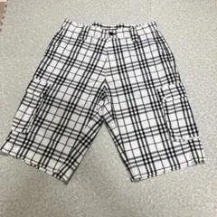 バーバリーブラックレーベル　ノバチェック柄　ショートパンツ　（ウエスト76cm）