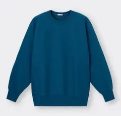 gu ヘビーウェイトスウェット　ブルー