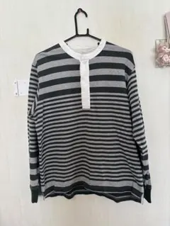 グレー 長袖カットソー