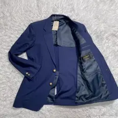 新品　未使用　ヴィンテージ　紺ブレ　金ボタン　ネイビー　L