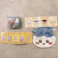 【即購入可】★ハチワレセット★サンリオ×ちいかわ　コラボエコバッグ、おかお巾着