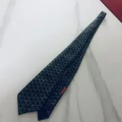 ❤️幾何学模様 エルメス　フランス製　シルクネクタイ　正規品　美品　シルク100%