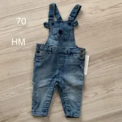 オーバーオール サロペット デニム うさぎ アルパカ くま クマ