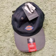 【タグ付き】Dickies グレー ブラック キャップ