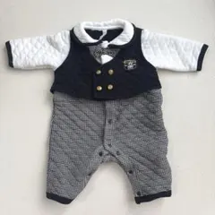 ベビー フォーマル ロンパース 60〜70cm 蝶ネクタイ付き 男の子