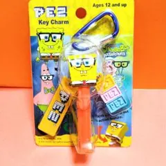 PEZ Key Charm スポンジボブ　先行販売品　キーホルダー　新品未開封のサムネイル