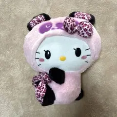 ハローキティ パンダコスチューム ぬいぐるみ