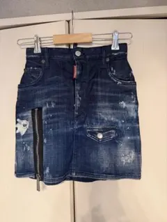 DSQUARED2 ダメージ デニムミニスカート 38