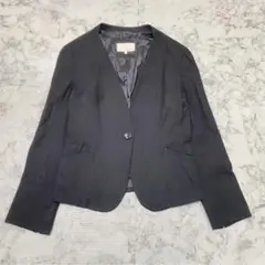 アンタイトル　ノーカラージャケット　ブラック 黒