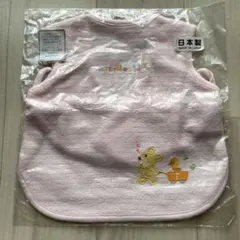 新品未使用★Miki House ピンク スタイ 動物刺繍