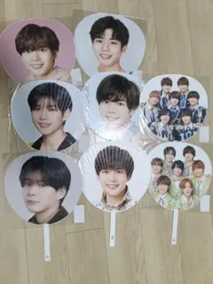 なにわ男子 長尾謙杜 うちわ 8枚 まとめ売り