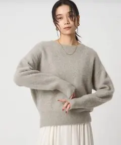 GREEN LABEL RELAXING 【結論シリーズ】ふれてヘアリーニット