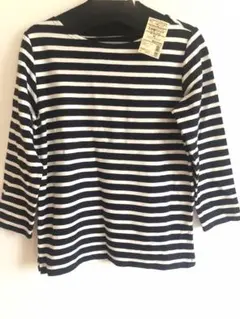 ✧新品✧無印良品 MUJI ボーダー 七分袖 Tシャツ Mサイズ