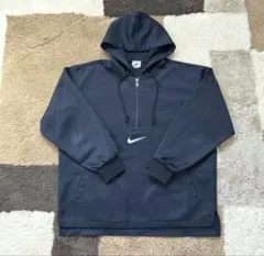 美品 90s NIKE ナイキ ハーフジップ パーカー ジャージ 白タグ 日本製