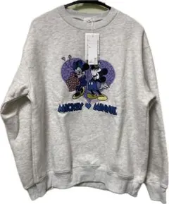 週末値下げ　ミッキー ミニー 裏起毛　スウェット Fサイズ