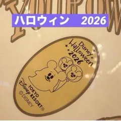 ディズニー　スーベニアメダル　ハロウィン　2026