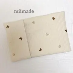 ハンドメイド 韓国ヌビ 保冷・保温アイスノンカバー くまギンガム