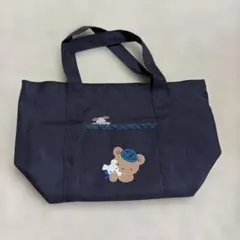 ファミリア familiar トートバッグ　ミニバッグ 緑のサムネイル