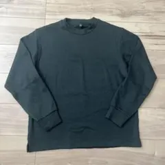 【美品】UNIQLO ソフトニットフリースクルーネックTサイズL
