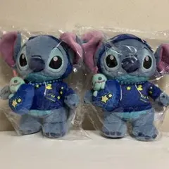 スティッチ スクランプ ぬいぐるみキーチェーン さくらんぼ ディズニー