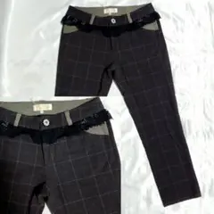 新品タグ付 MINIMUM MINIMUM チェックカジュアルパンツ Mサイズのサムネイル