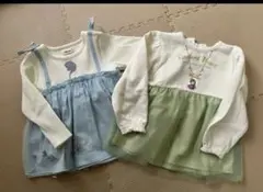 しまむら　エルサ　アナ　チュニック　２枚セット　90サイズ